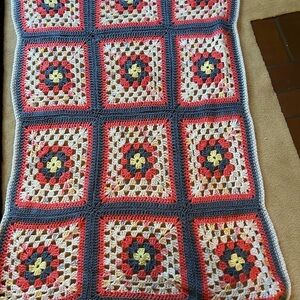 Handmade Multicolor Crochet Blanket